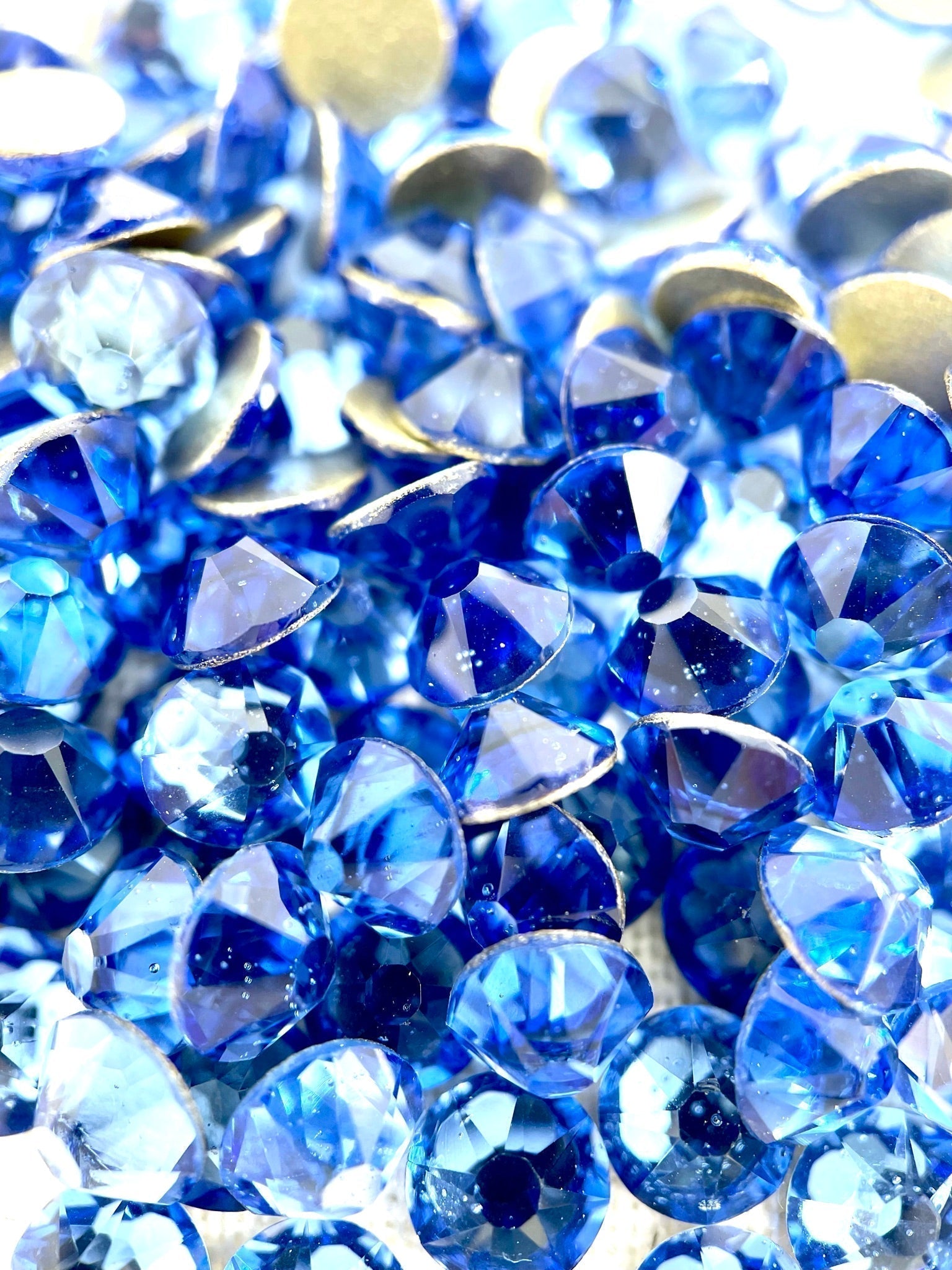 Luxe Light Sapphire Flatback - Aleemahs