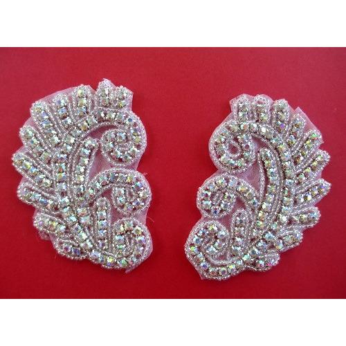 R - 097AB Rhinestone pair. - Aleemahs