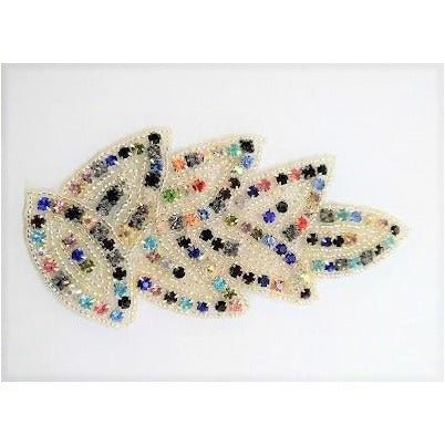 R - 100 Multicoloured Rhinestone Applique - Aleemahs