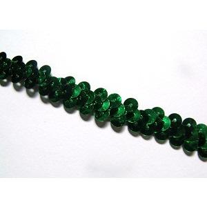 Sequin Elastic, 1 row, Green - Aleemahs