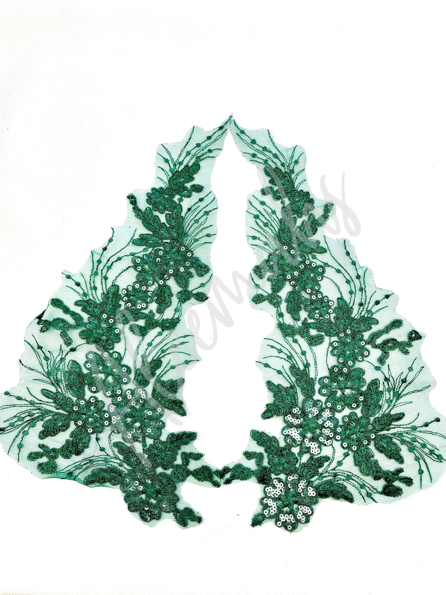 LA - 2110 - Green lace Pair - Aleemahs