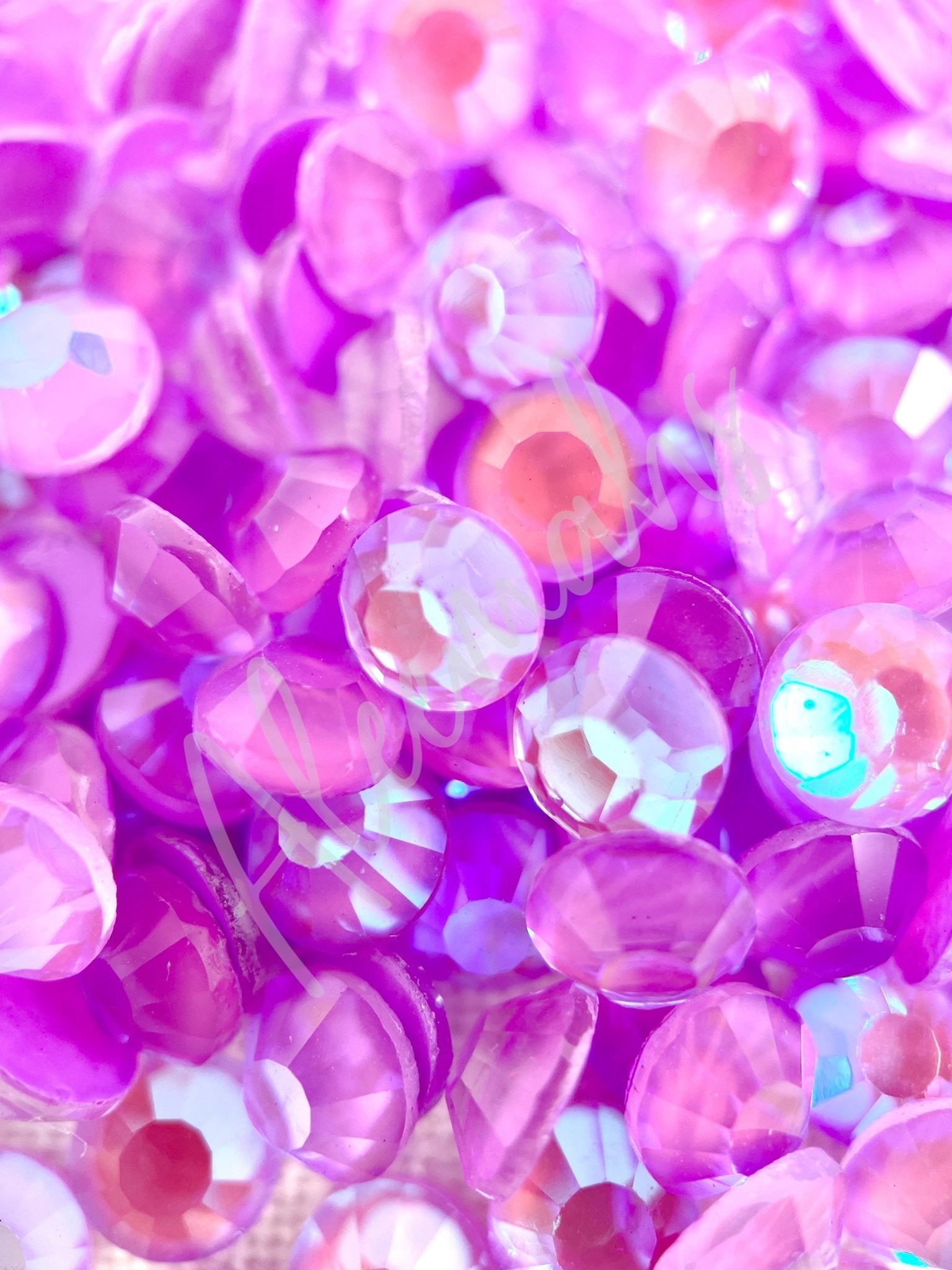 Luminous Purple Flatback - Aleemahs
