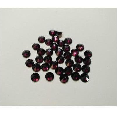 Crystal Rhinestone Flatback - Burgundy