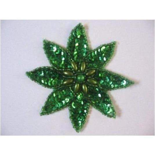 a-028-lime-sequin-and-bead-flower-star