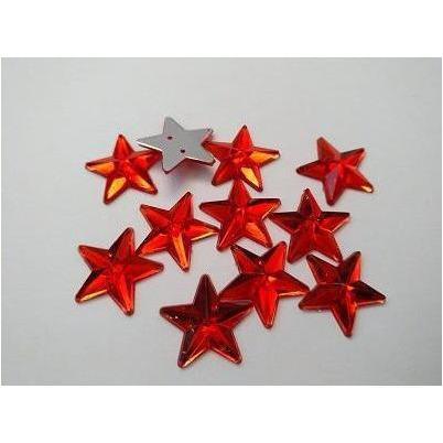 Red Star Acrylic Jewel