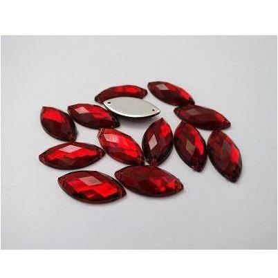 Dark Red Eye Acrylic Jewel