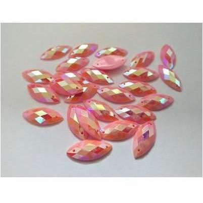 Pink Eye 9 x 20mm Acrylic Jewel