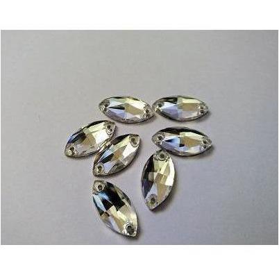 Crystal Eye 9 x 18mm Glass Jewel
