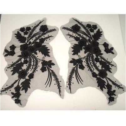 la-026-black-beaded-lace-pair