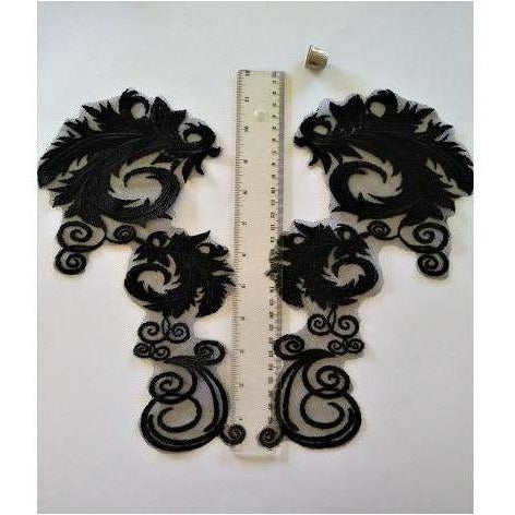 la-055-large-black-applique-pair