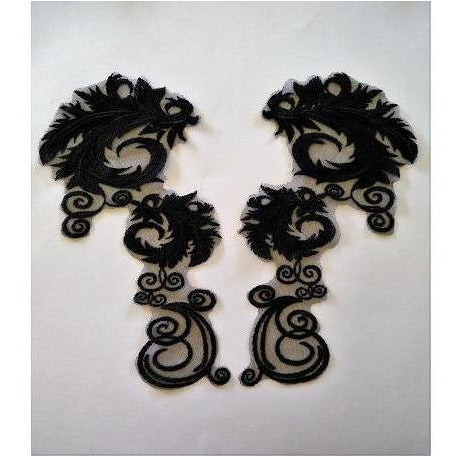 la-055-large-black-applique-pair