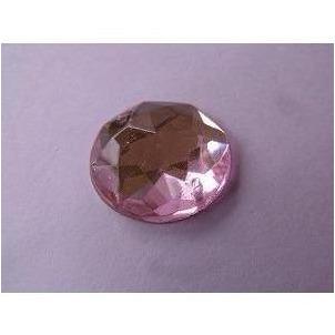 Light Pink Round Acrylic Jewel
