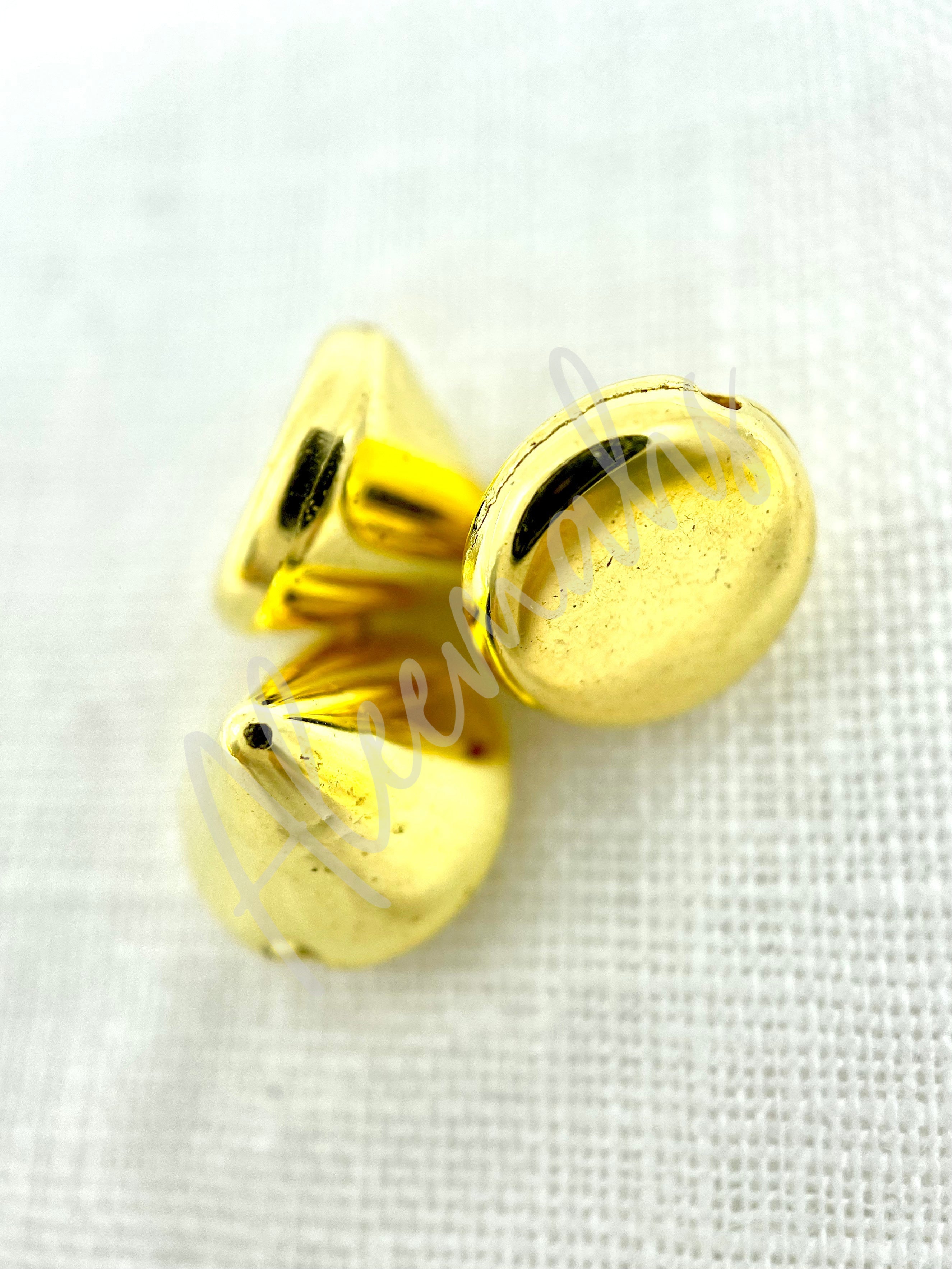 Gold Pyramid Acrylic Jewel