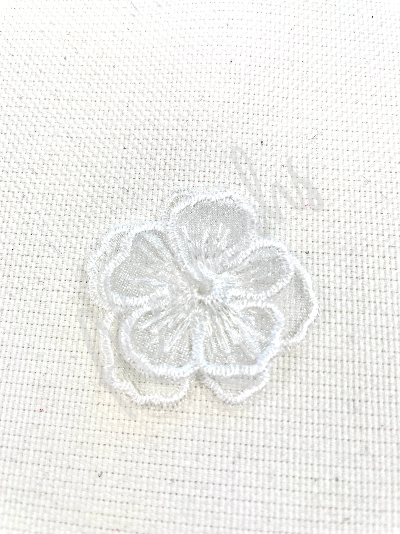A - 001 Small organza single flower - Aleemahs