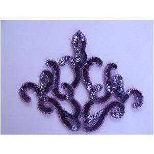 A - 048: Lilac cut out applique - Aleemahs