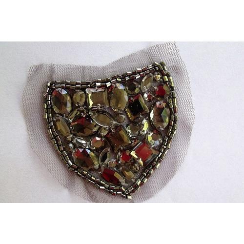 A - 077: Smokey beads on net background - Aleemahs