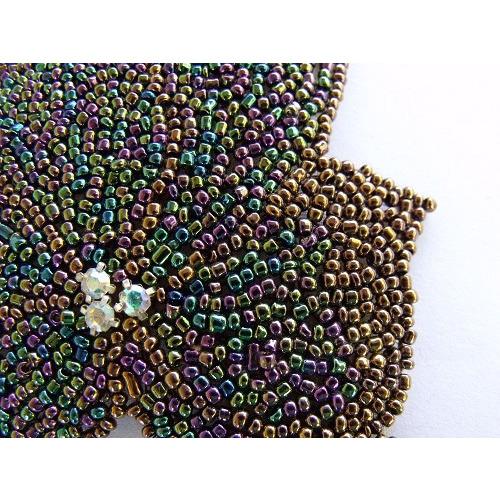 A - 078: Brown and Rainbow applique - Aleemahs