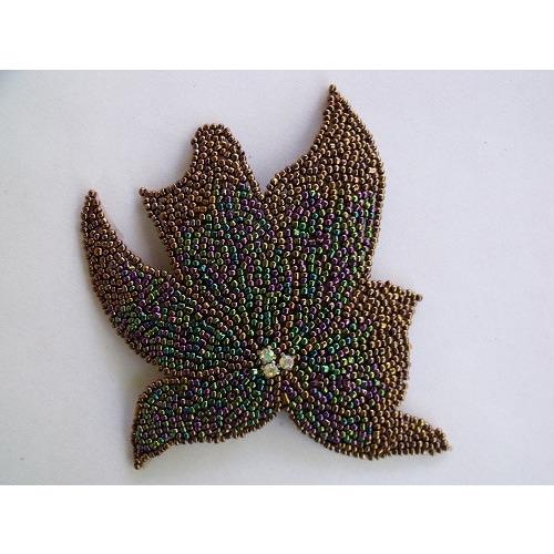 A - 078: Brown and Rainbow applique - Aleemahs