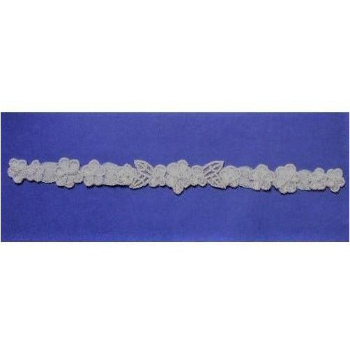 A - 093: Champagne crystal sequin and bead sash. - Aleemahs