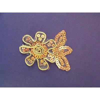 A - 094: Gold laser flower - Aleemahs