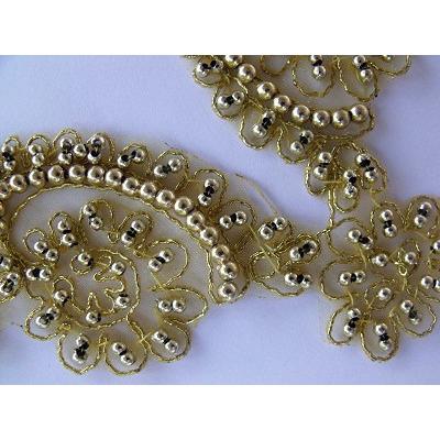 BN - 010: delicate gold bead and cord neckpiece - Aleemahs