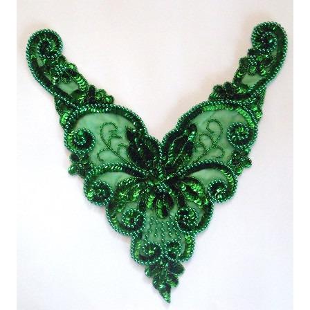 BN - 015: Green Bodice applique - Aleemahs
