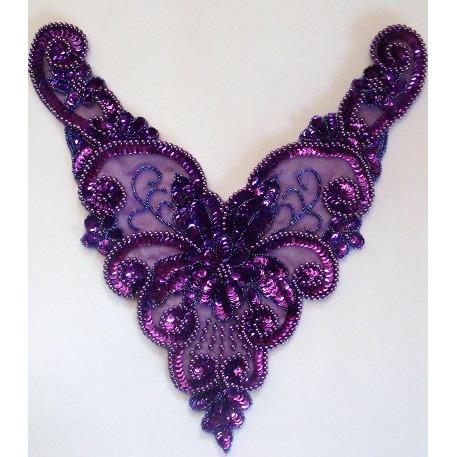 BN - 015: Purple Bodice applique - Aleemahs