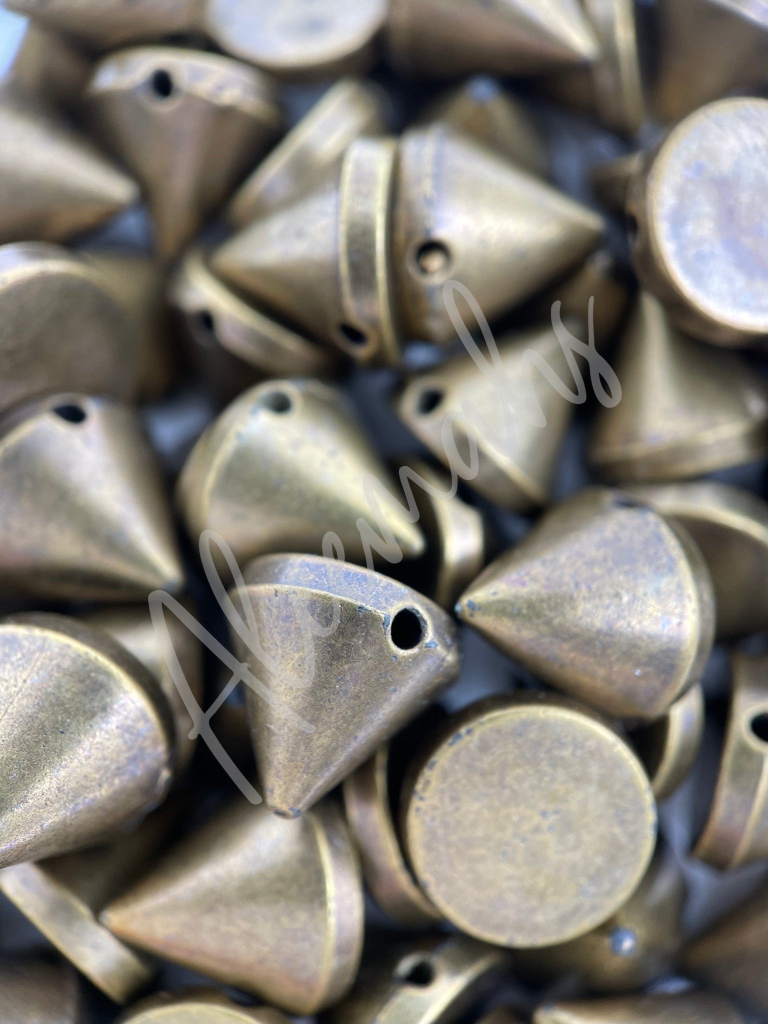 Bronze Pyramid Acrylic Jewel - Aleemahs