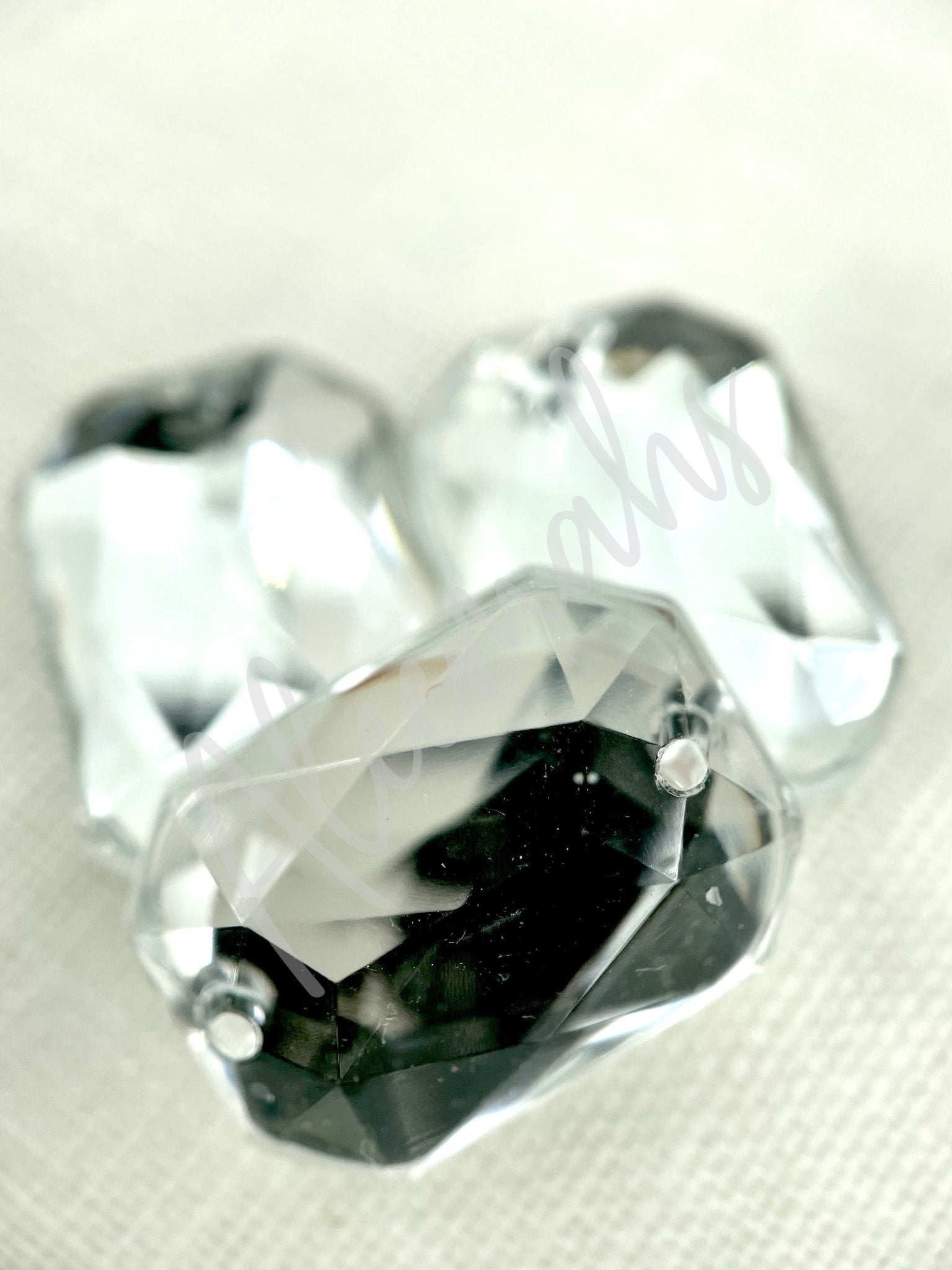 Crystal Rectangle Acrylic Jewel - Aleemahs