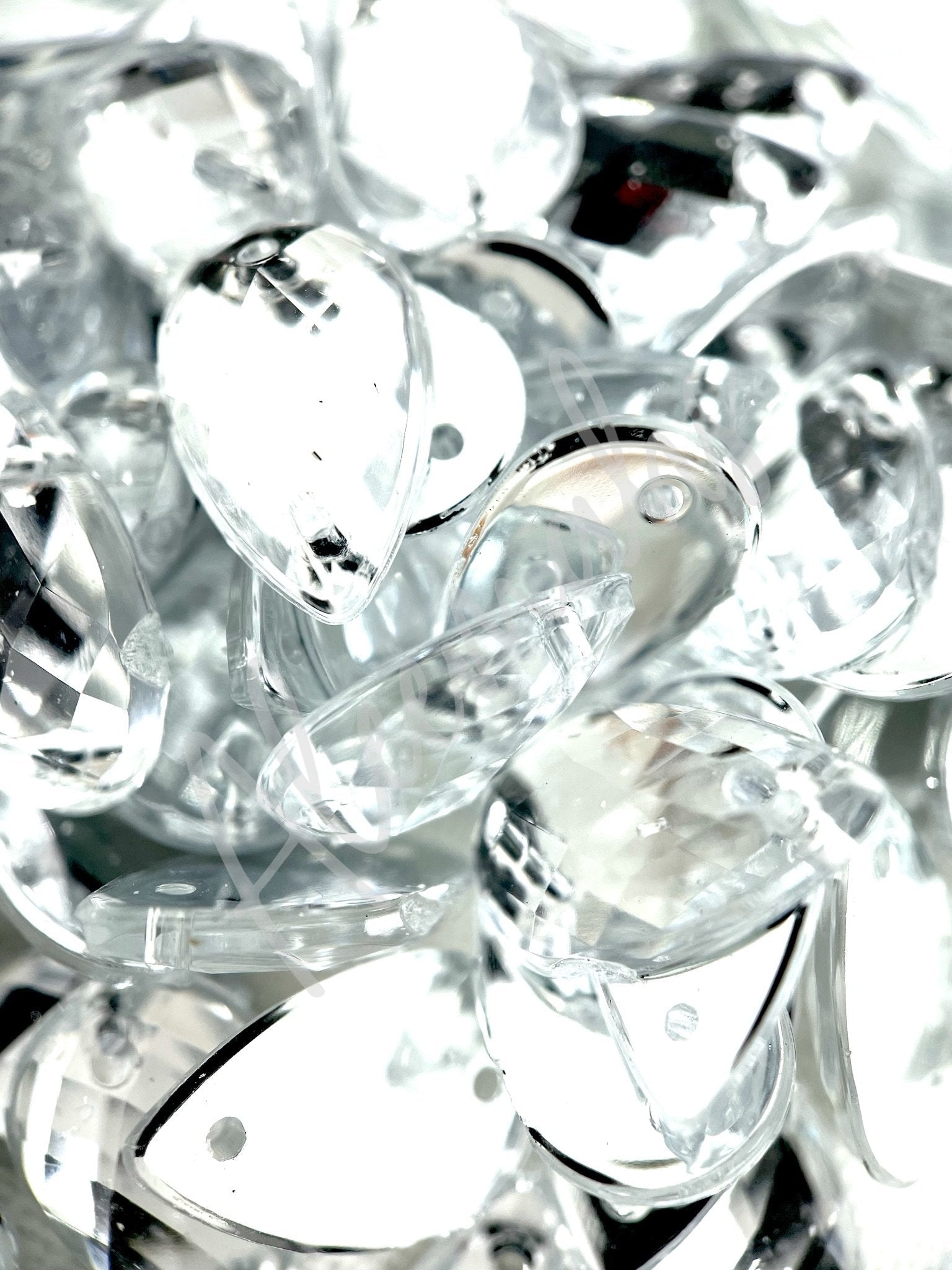 Crystal Teardrop Acrylic Jewel - Aleemahs