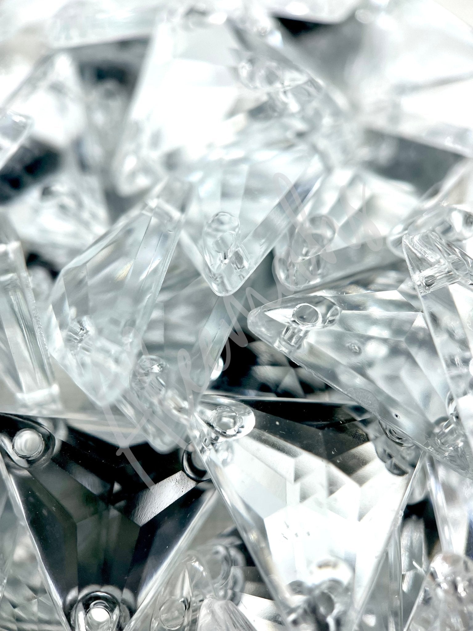 Crystal Triangle Acrylic Jewel - Aleemahs