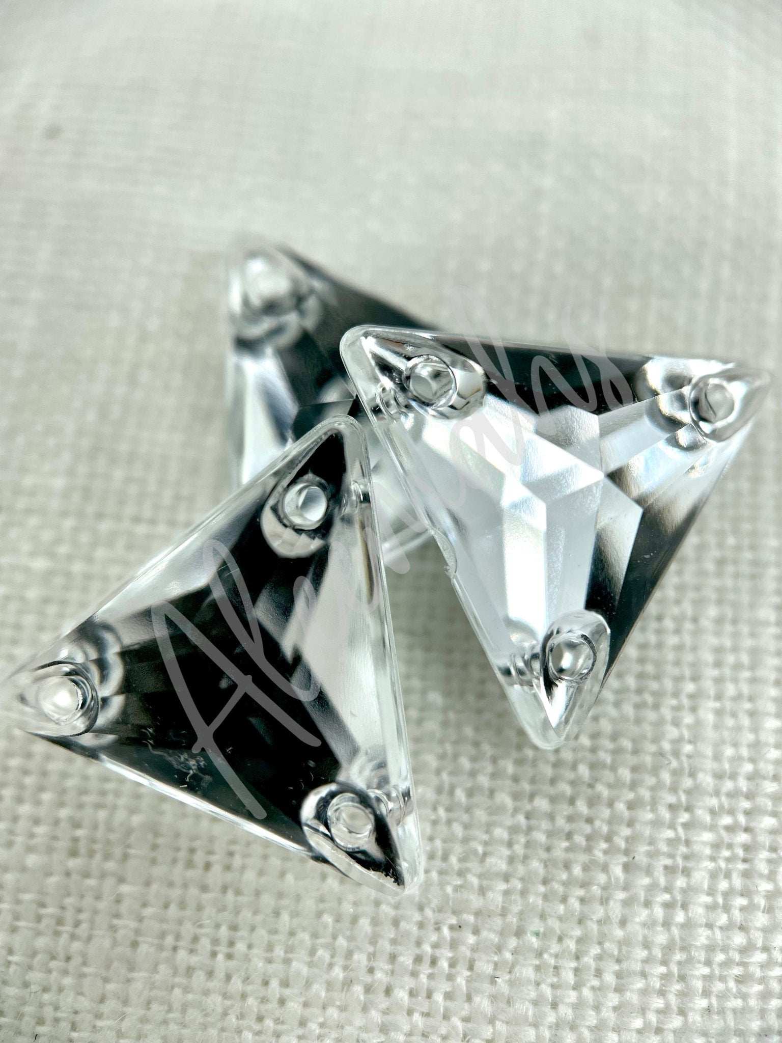Crystal Triangle Acrylic Jewel - Aleemahs