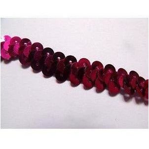 Elastic Sequins - Fuchsia - Aleemahs