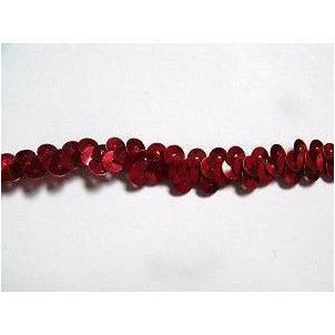 Elastic Sequins - Red - Aleemahs