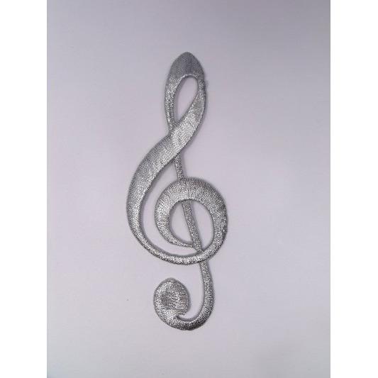 EMB - 019: Silver music note - Aleemahs