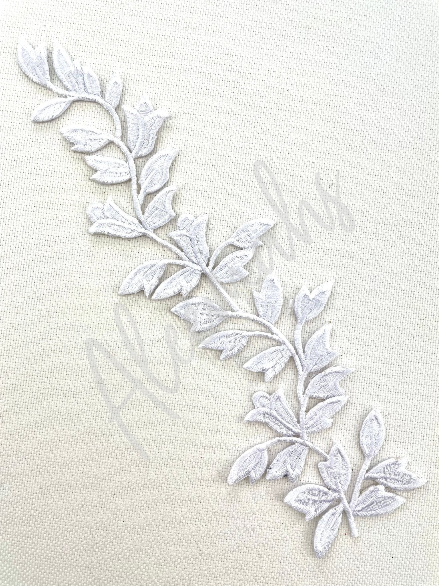 EMB - 1056 White lace piece - Aleemahs