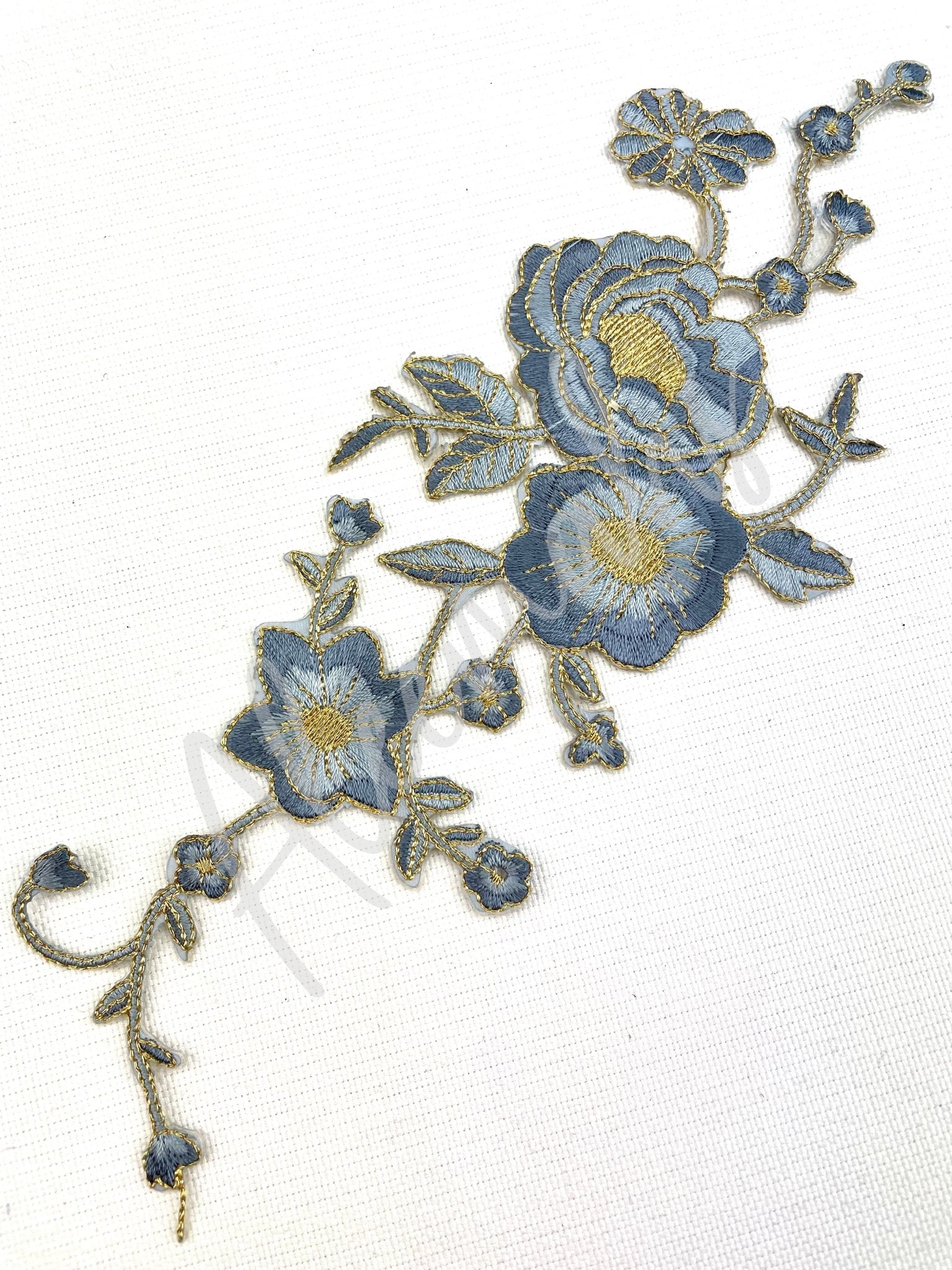 EMB - 1137 Embroidered Applique - Aleemahs