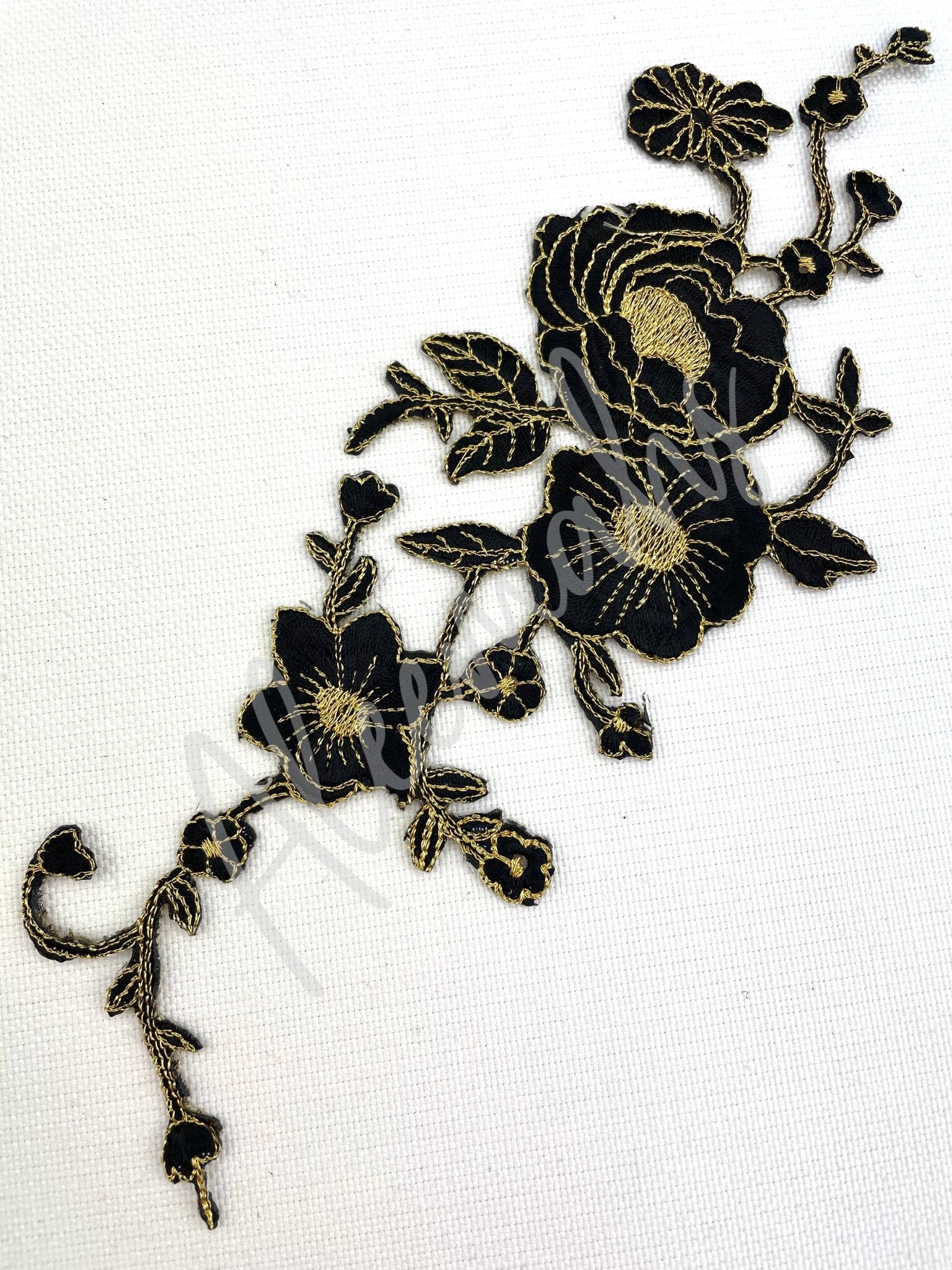 EMB - 1137 Embroidered Applique - Aleemahs