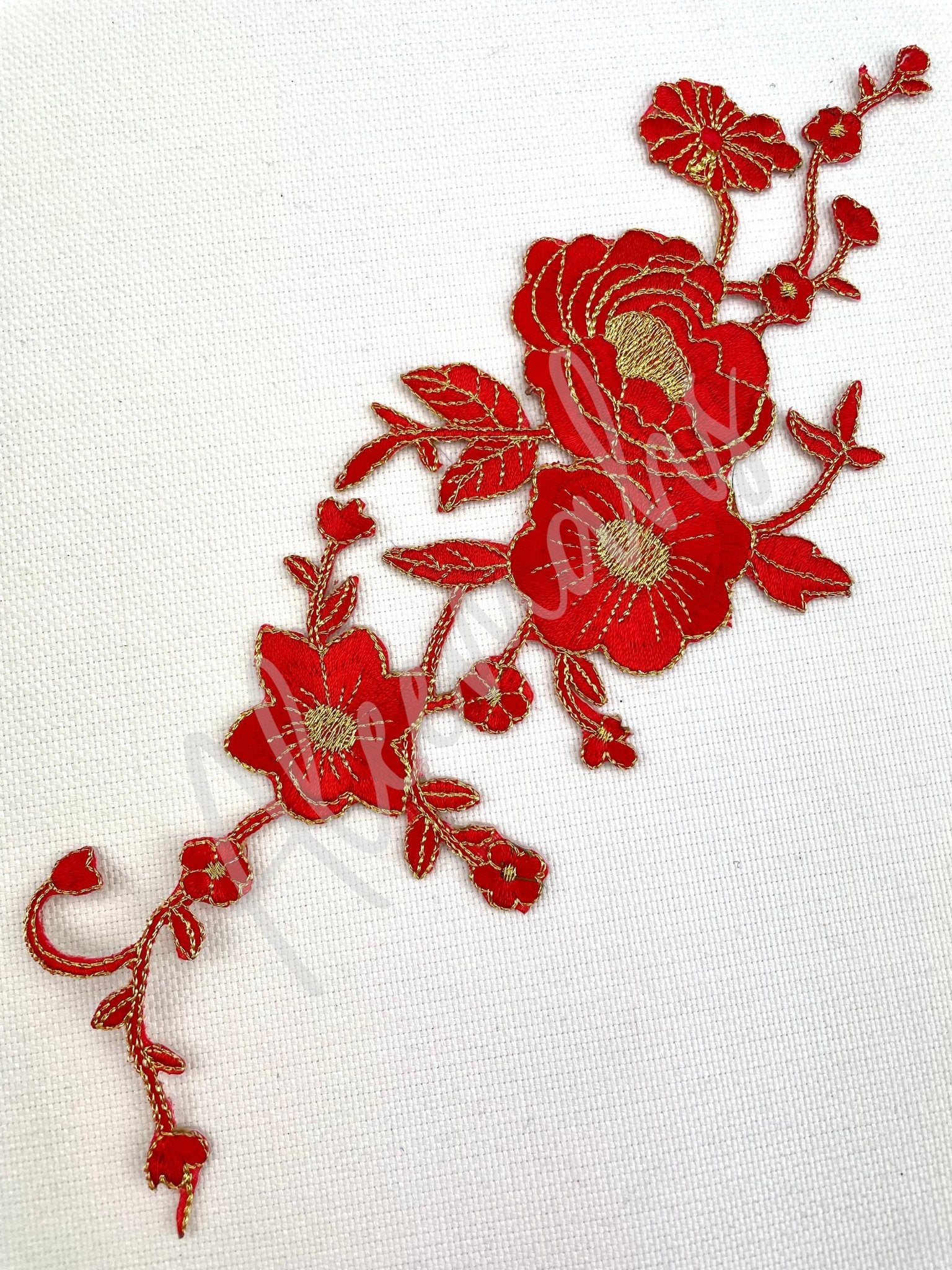 EMB - 1137 Embroidered Applique - Aleemahs