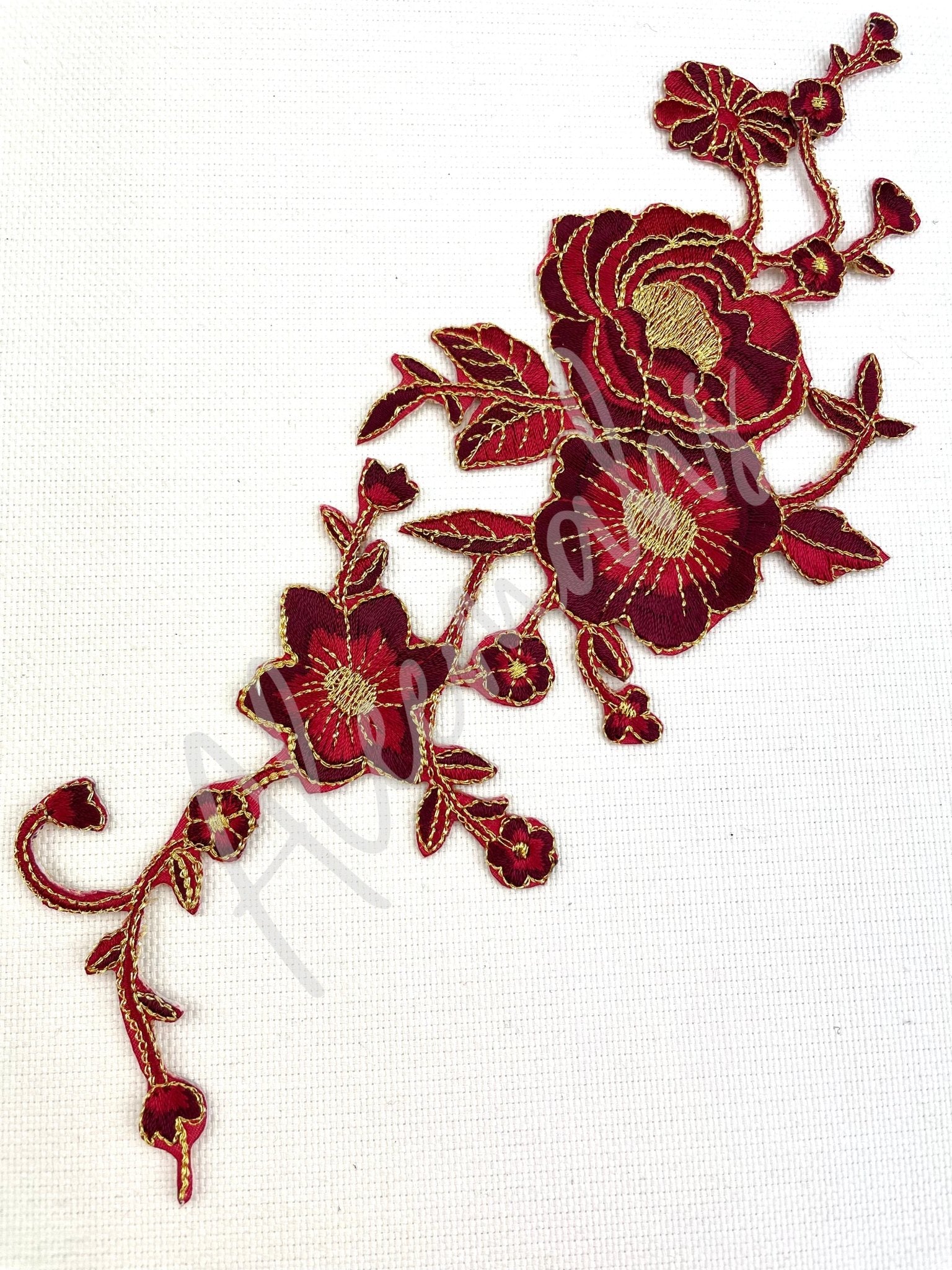 EMB - 1137 Embroidered Applique - Aleemahs