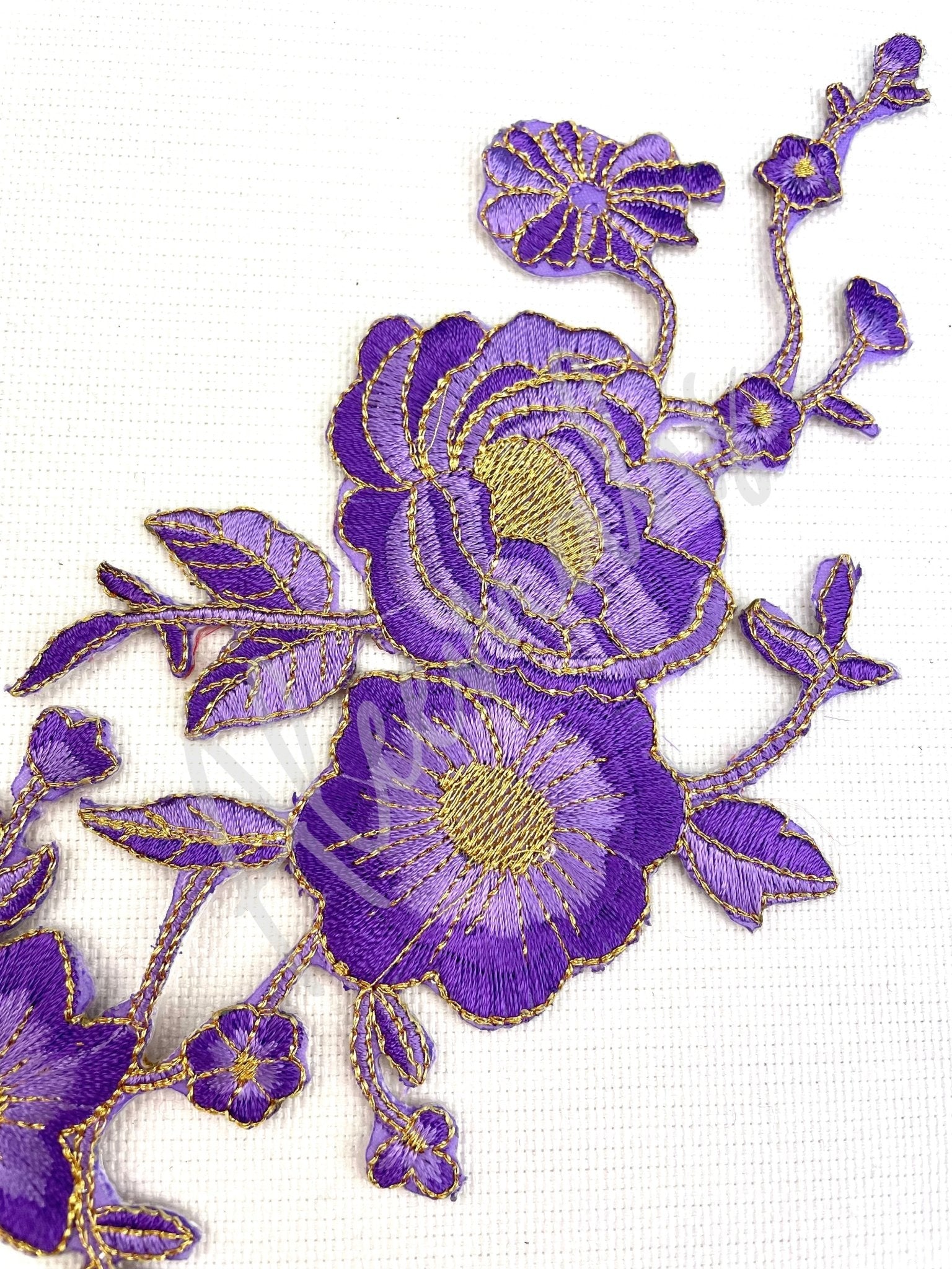 EMB - 1137 Embroidered Applique - Aleemahs