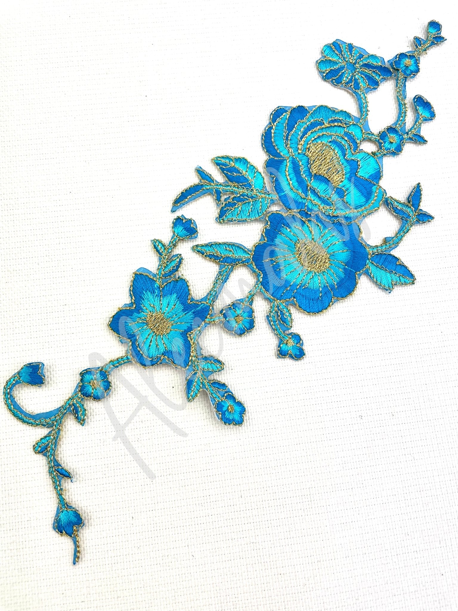 EMB - 1137 Embroidered Applique - Aleemahs