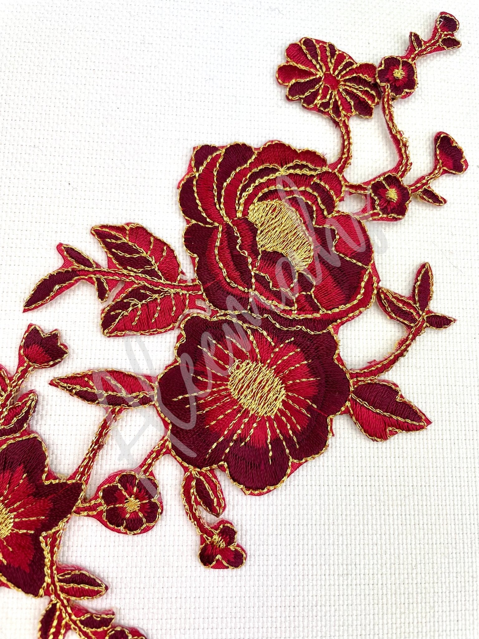 EMB - 1137 Embroidered Applique - Aleemahs
