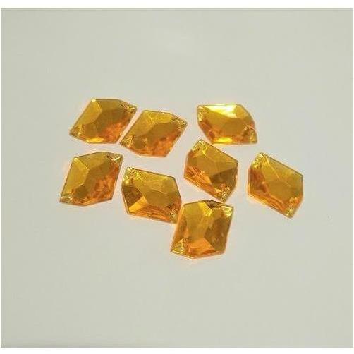 Topaz Irregular Acrylic Jewel