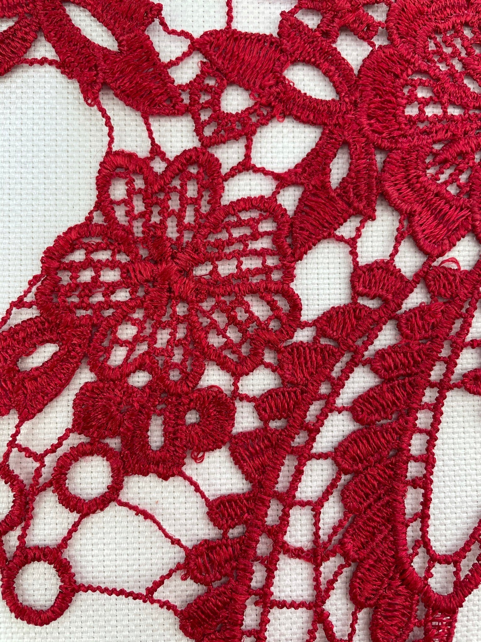 LA - 007 - Dark red lace Pair - Aleemahs