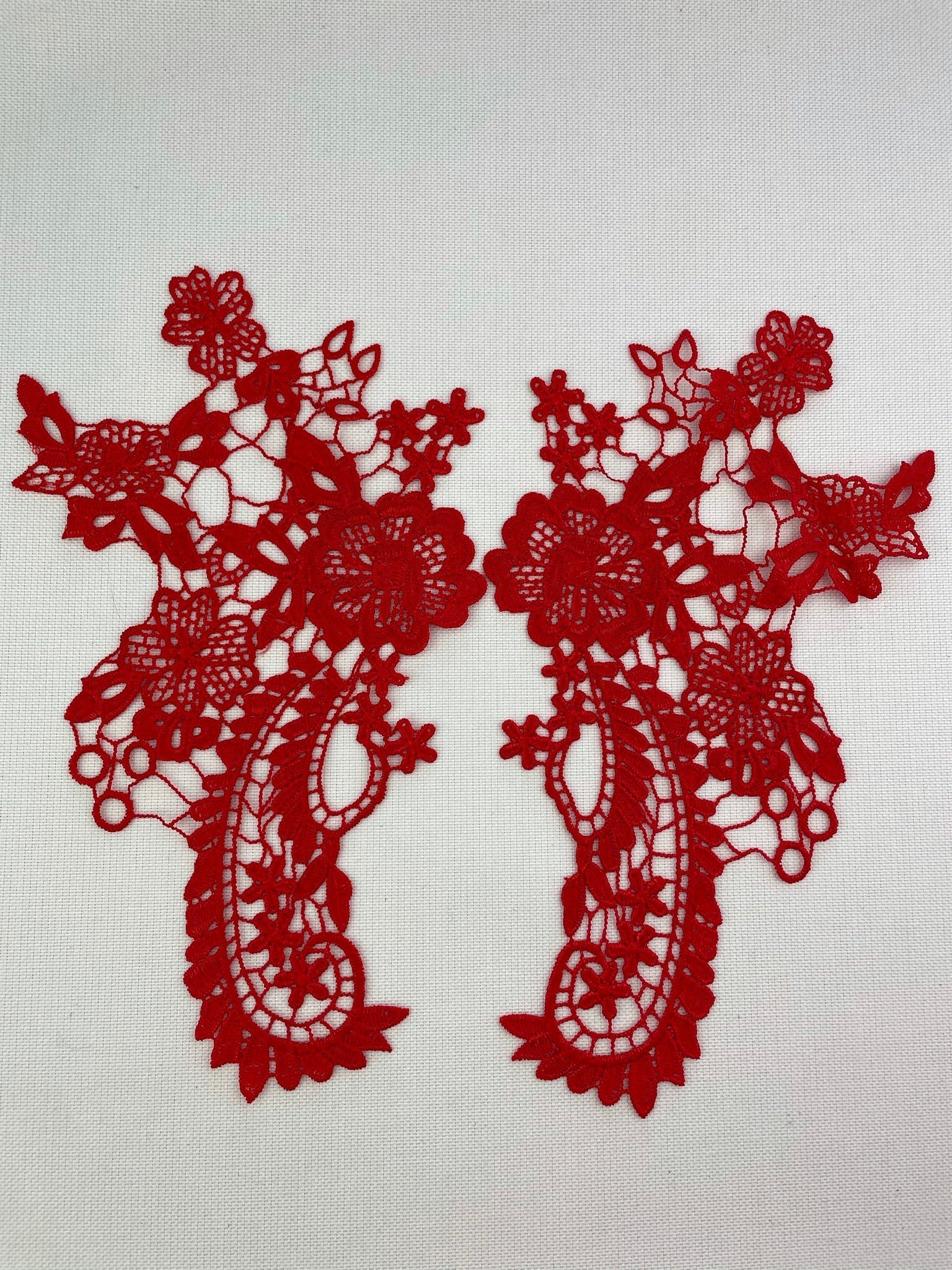 LA - 007 - Red lace Pair - Aleemahs