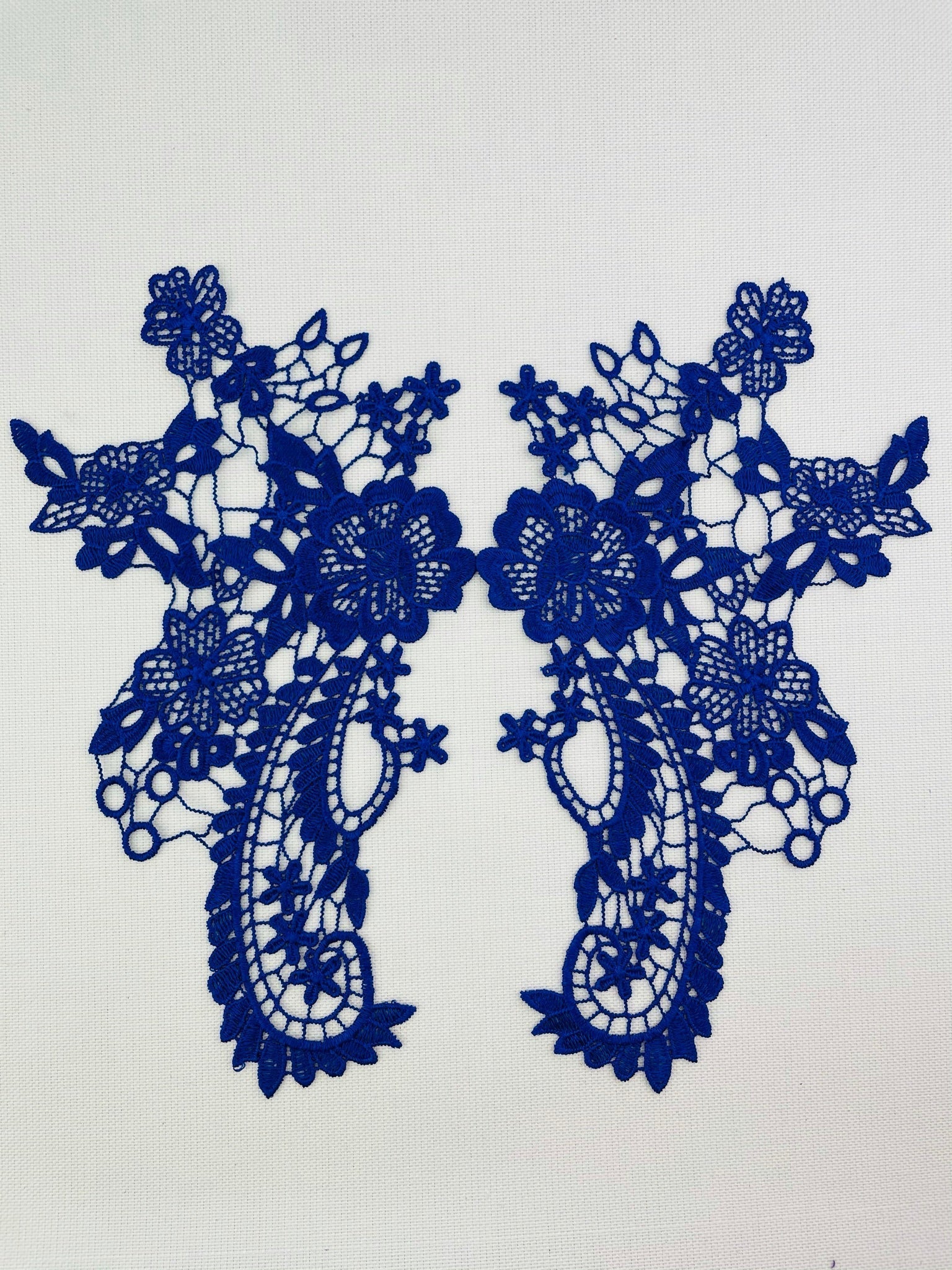 LA - 007 - Royal Blue lace Pair - Aleemahs