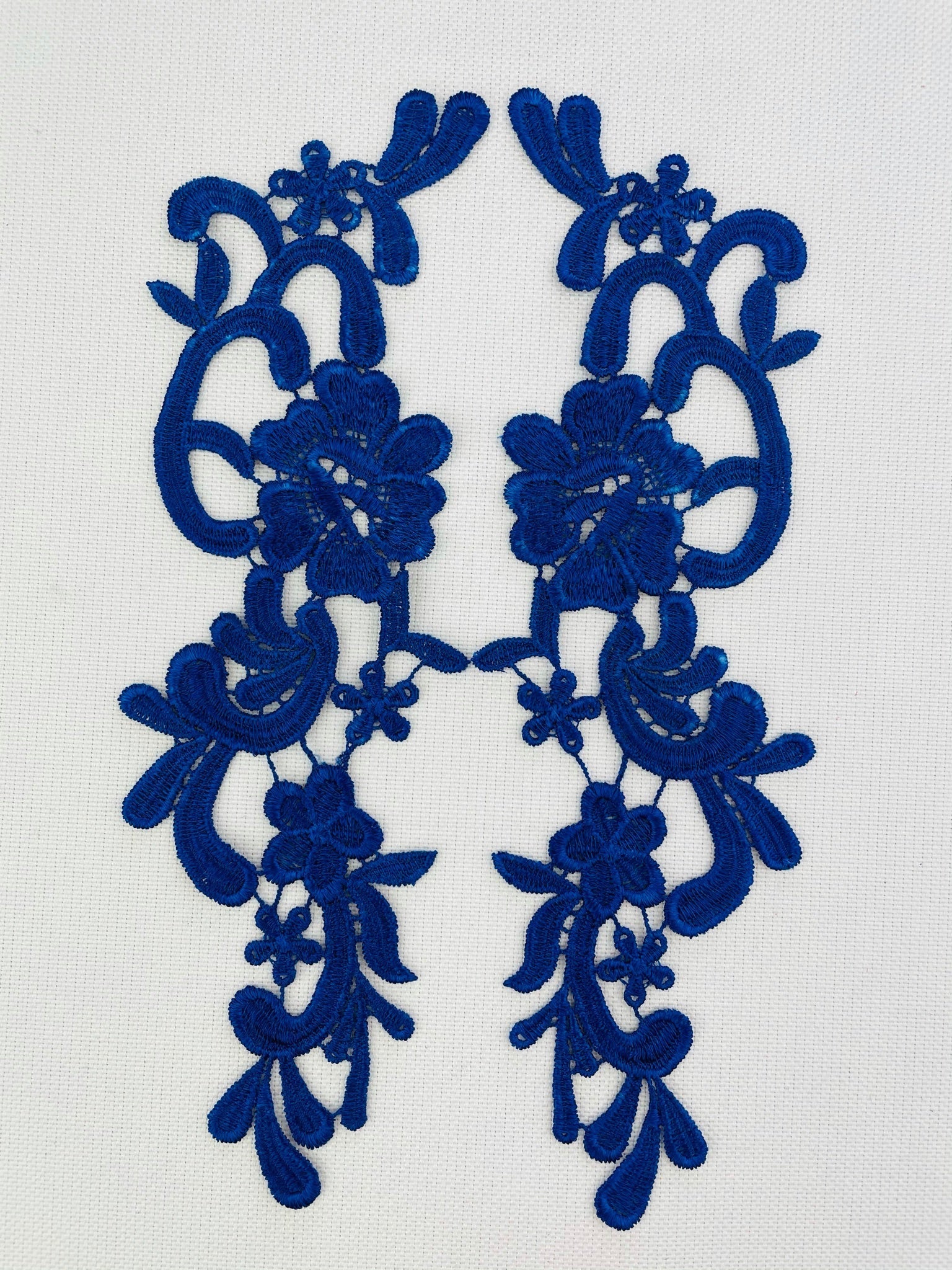 LA - 013 - Royal Blue lace Pair - Aleemahs