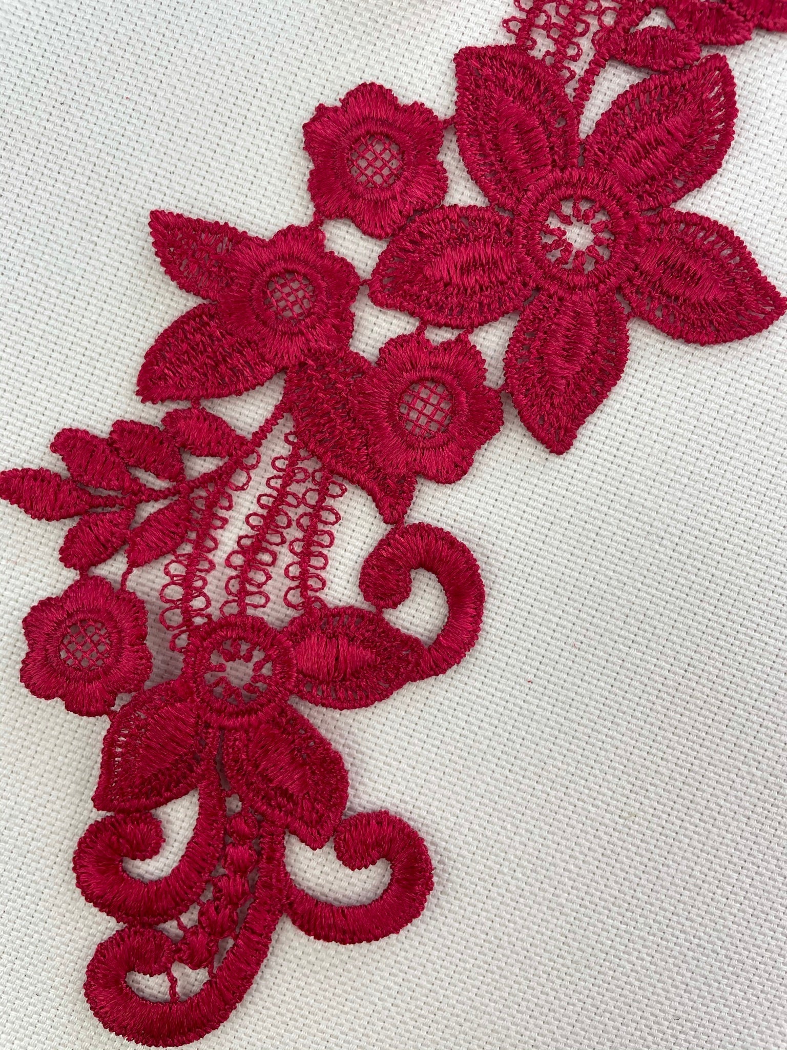 LA - 014 - Dark Red lace Pair - Aleemahs