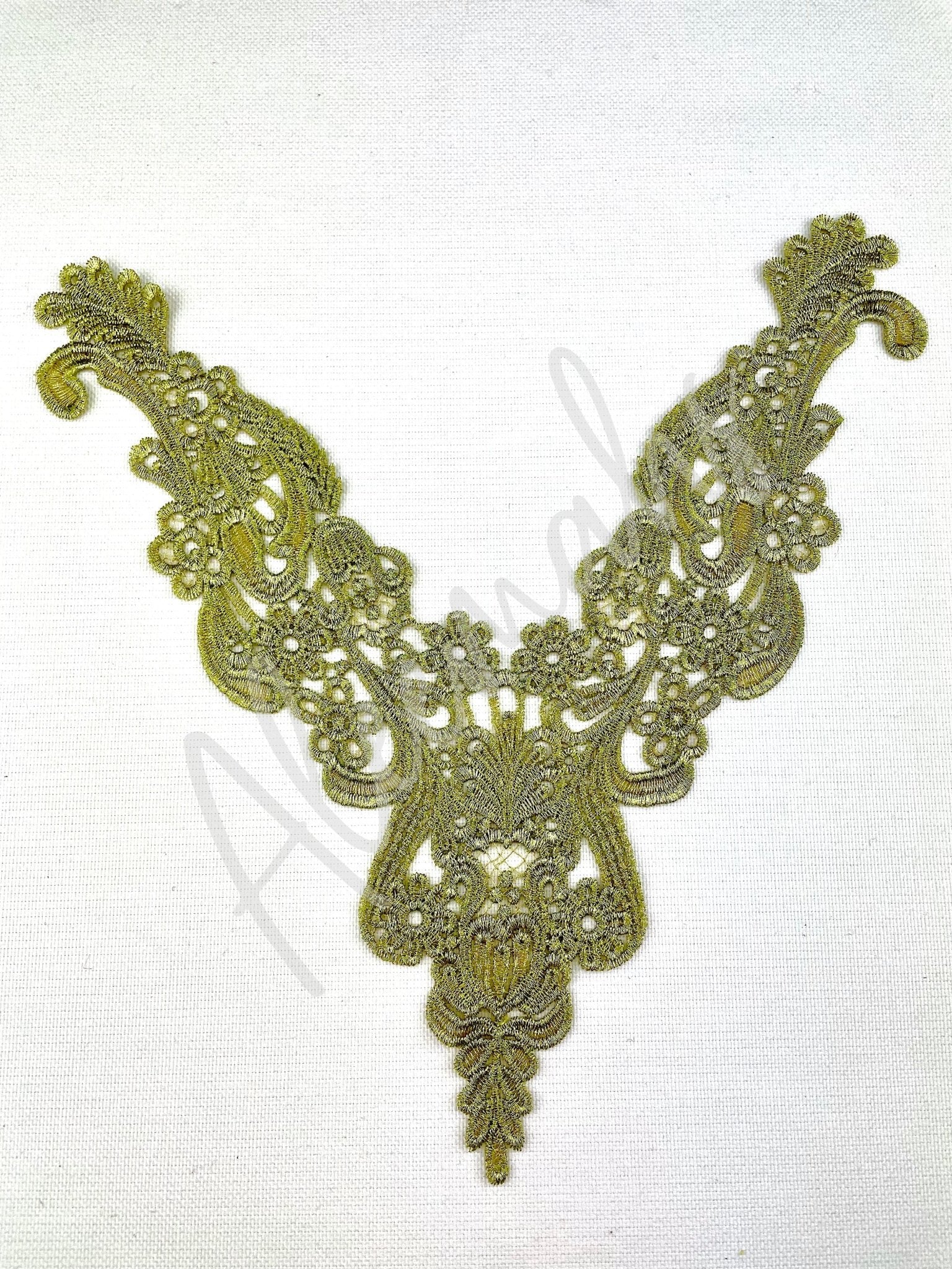 LA - 019: Vegas Gold neckline - Aleemahs